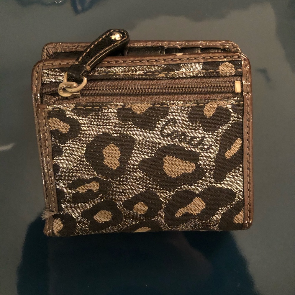 Coach Metallic Wallet - Picture 2 of 5